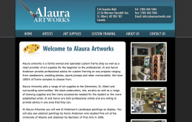 Alaura Artworks - CakePHP development and web design