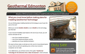 GeothermalEdmonton - CakePHP development and web design
